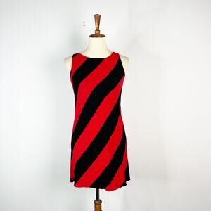 Bailey 44 black & red striped dress Size Extra Small